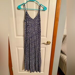Old Navy floral midi dress with adjustable spaghetti straps